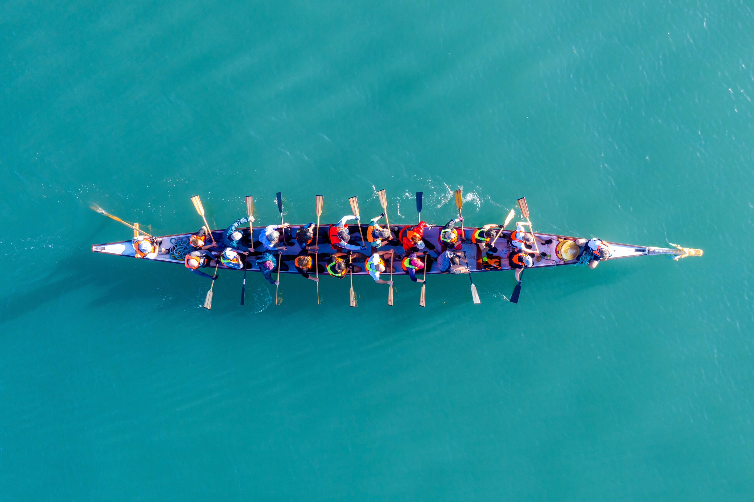 Team Boat Rowing