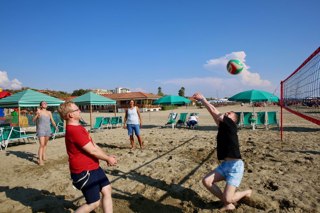 Beach games, Team Retreat in Croatia.