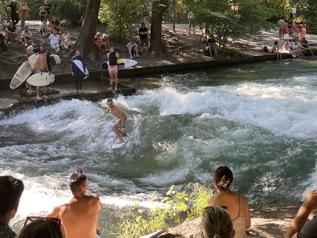 Surfen Welle München